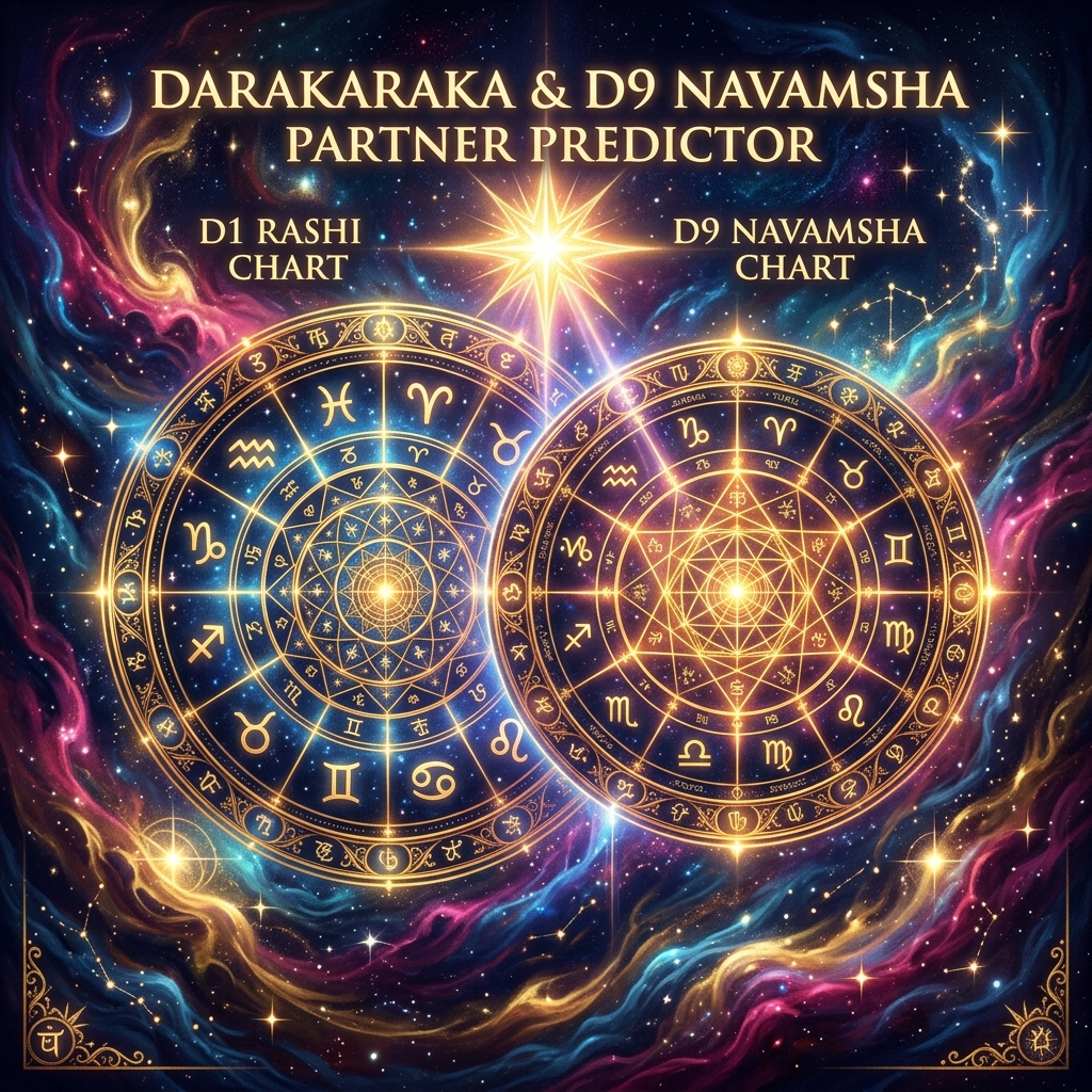 Darakaraka & D9 Navamsha: Predicting Your Partner’s Soul Signature
