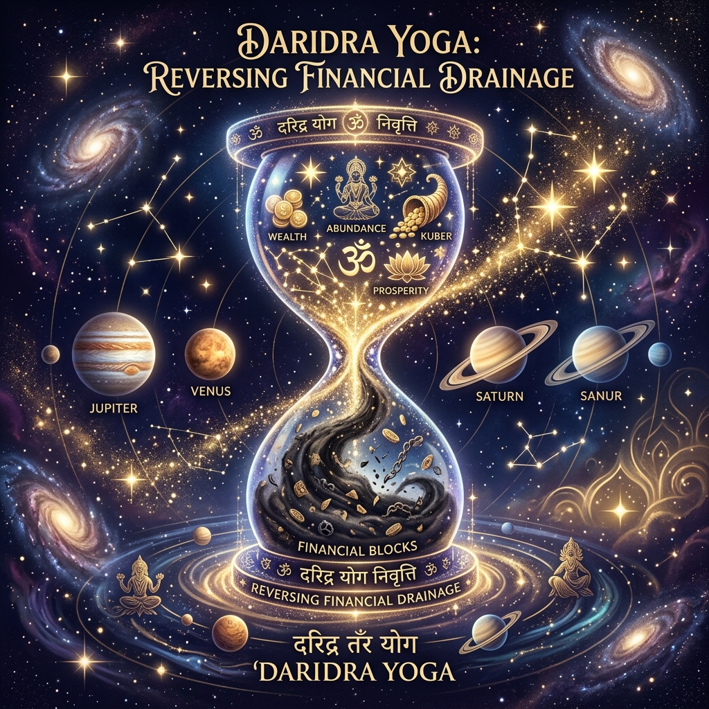 Daridra Yoga: Planetary Combos That Drain Wealth & How to Reverse Them