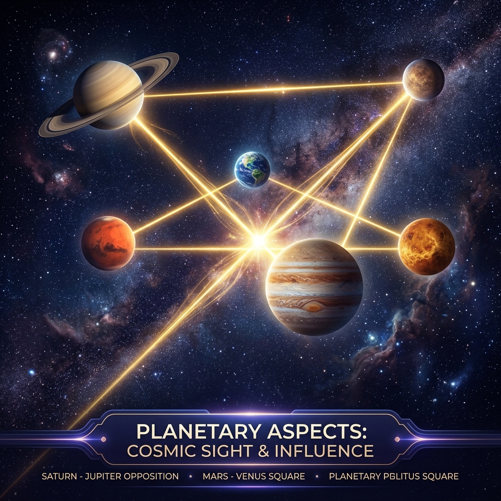 Mechanics of Aspects (Drishti): How Planets 'See' Each Other
