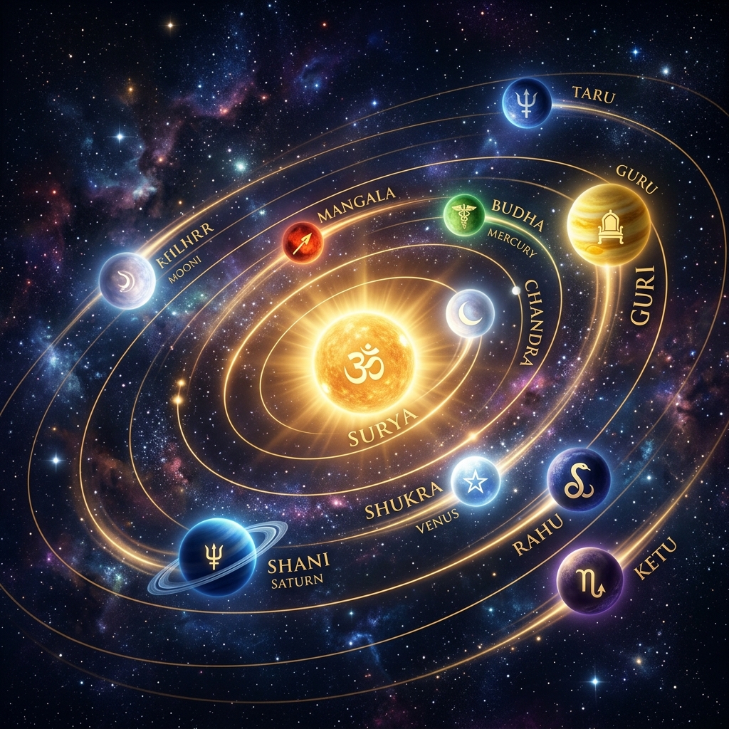 The 9 Grahas: The Cosmic Directors of Your Life