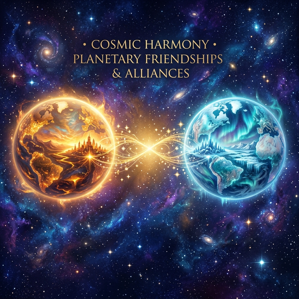 Cosmic Alliances: Understanding Planetary Friendships (Maitri)
