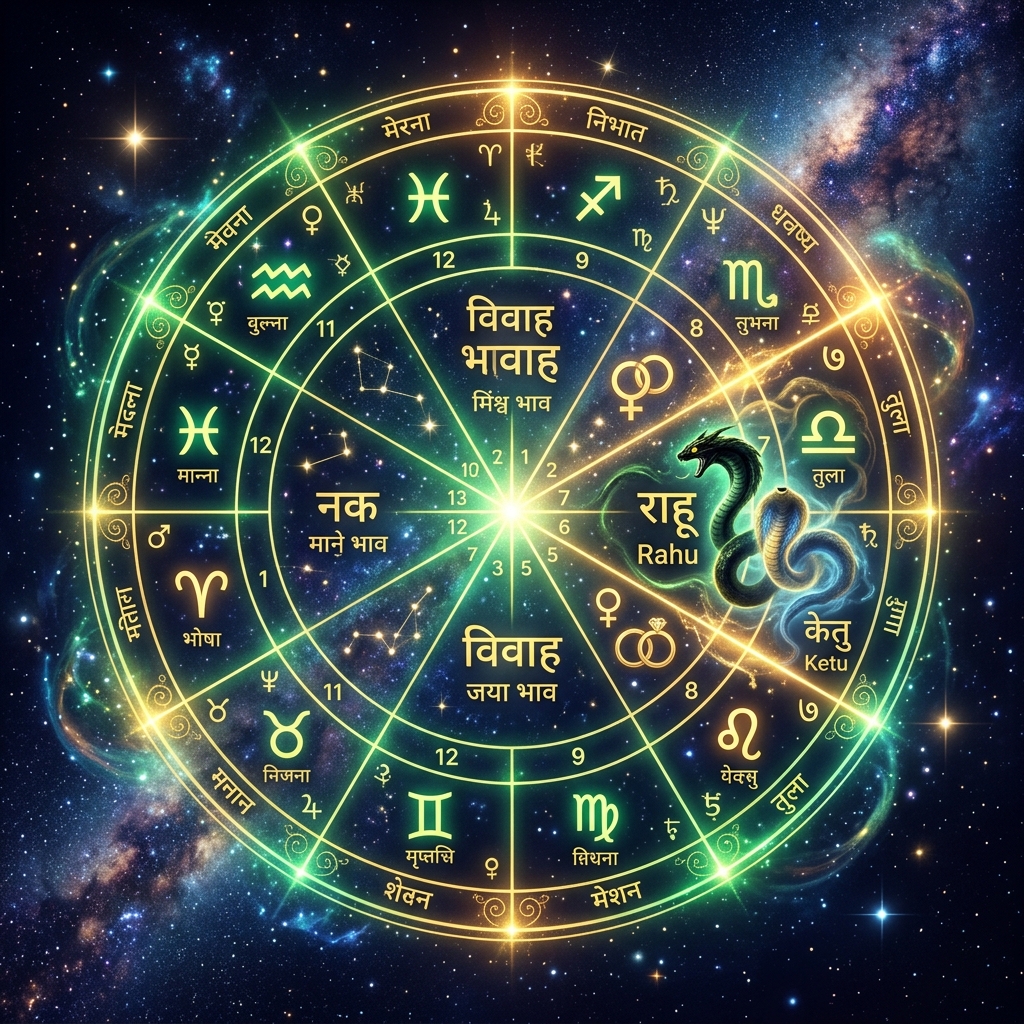 Rahu & Ketu in the 7th House: The Relationship Rollercoaster