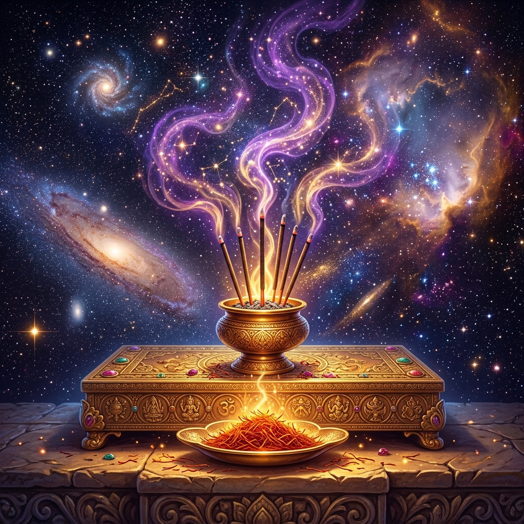 Kesar Altar Dhoop: Invoking Jupiter & Lakshmi