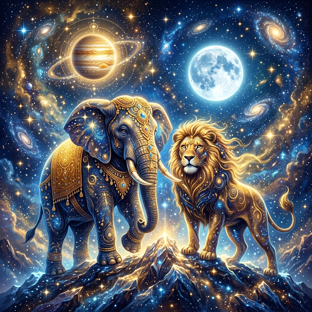 Gajakesari Yoga: The Astrological Signature of Fame & Intelligence