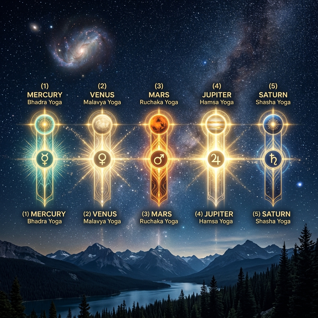 Pancha Mahapurusha Yogas: The Five Great Personalities