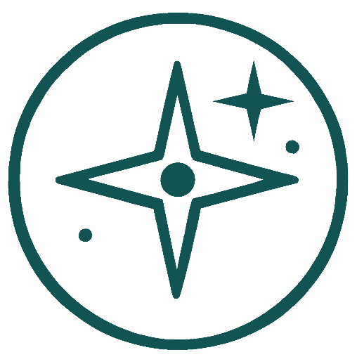 Stellar Compass Circular Emblem